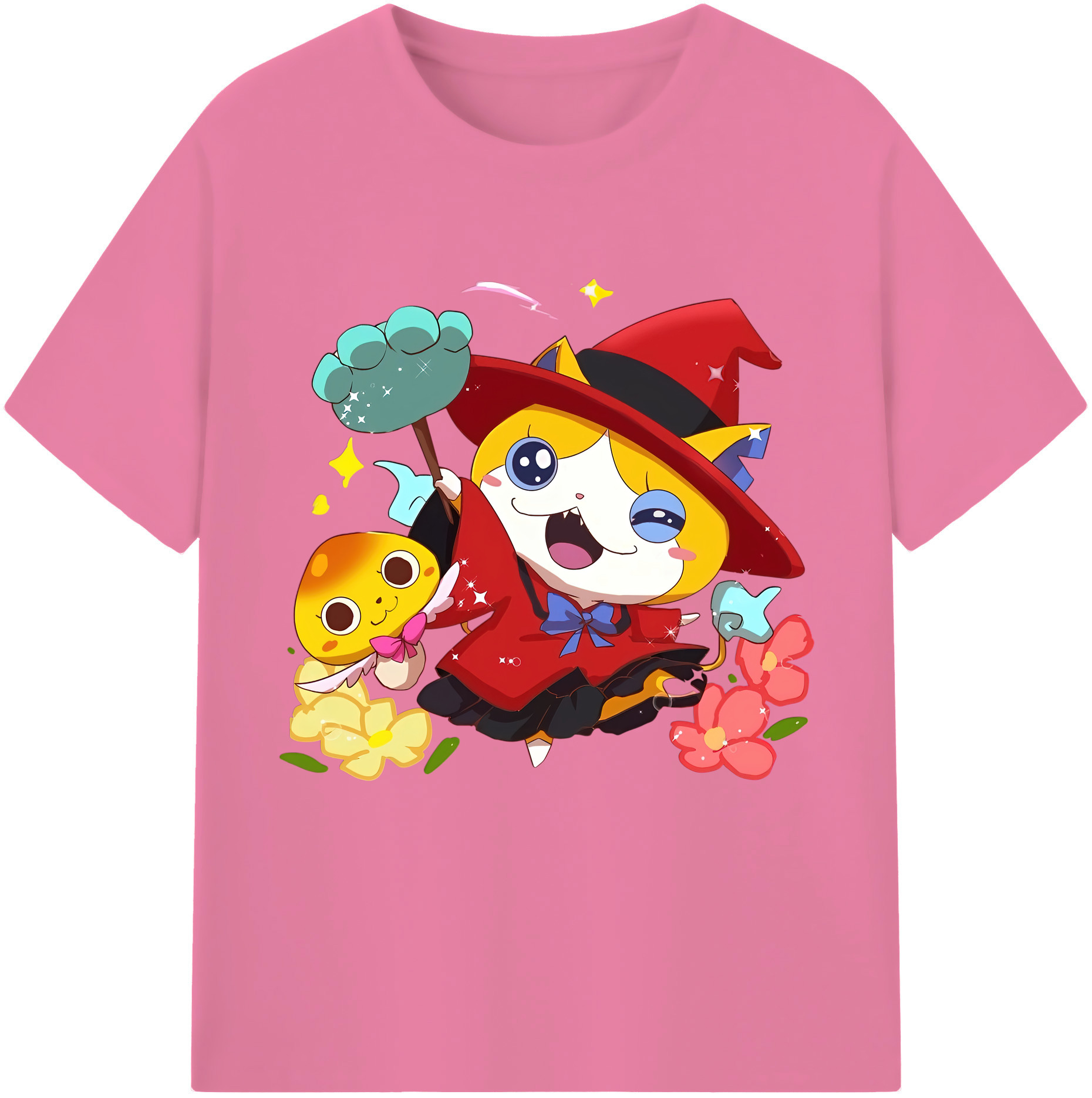 （画像用） 妖怪ウォッチ Yo-kai Watch 綿100％半袖Tシャツ（フロントプリント）